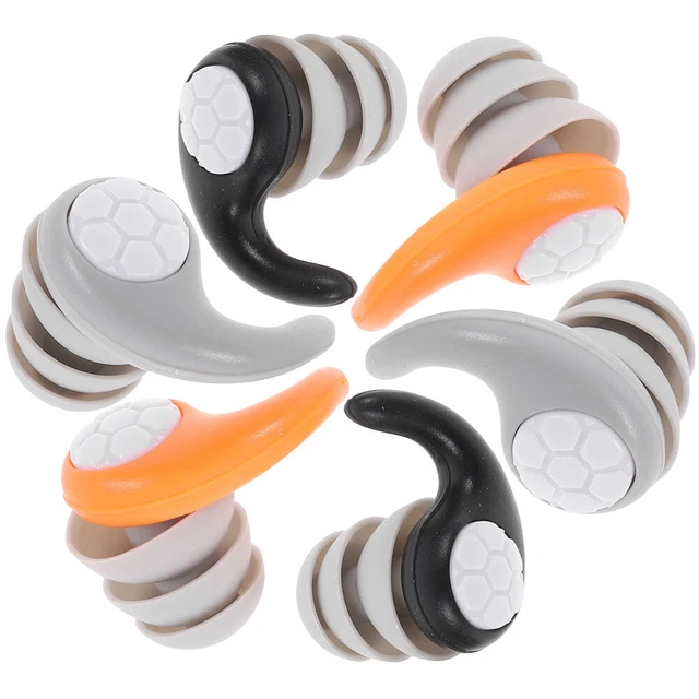3 Pairs Tappi Per Le Orecchie Da Nuoto Accessori Concerti Invisibile Semplice