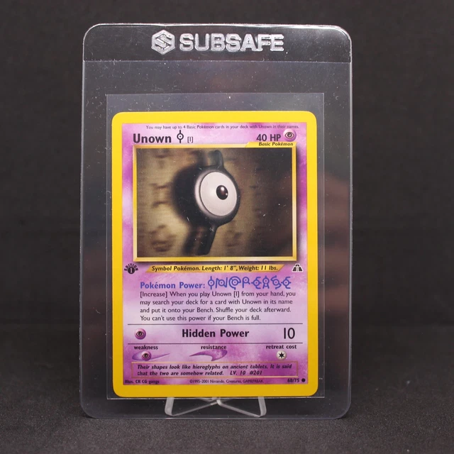 🔥 1st Edition Unown O | Neo Discovery 69/75 | Moderately Played VG | WOTC 🔥