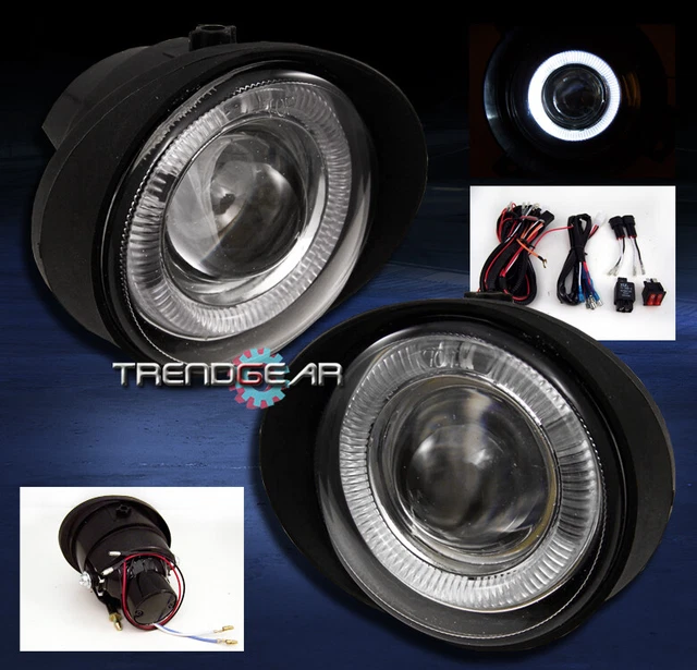 Halo Projector Bumper Driving Fog Lights Chrome For 02-04 Altima/03+ Murano/Fx35