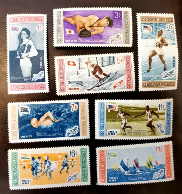 Dominican Republic Stamps - 1958 Olympics - MNH  -Lot#1675
