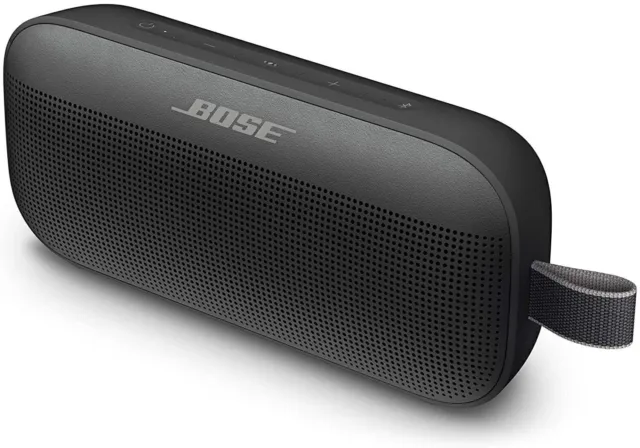 Black Bose SoundLink Flex Portable Bluetooth Speaker - 2023 New