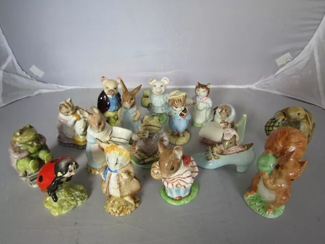 Beswick & Royal Albert Beatrix Potter x 16  Damaged