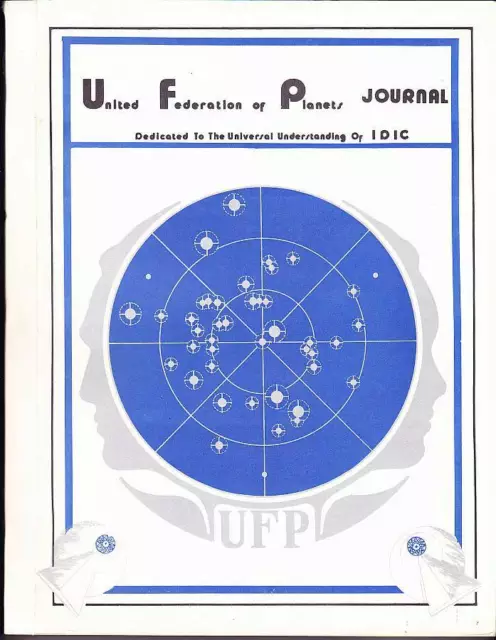 UNITED FEDERATION OF PLANETS JOURNAL - 1977 Star Trek fanzine - 260 pages