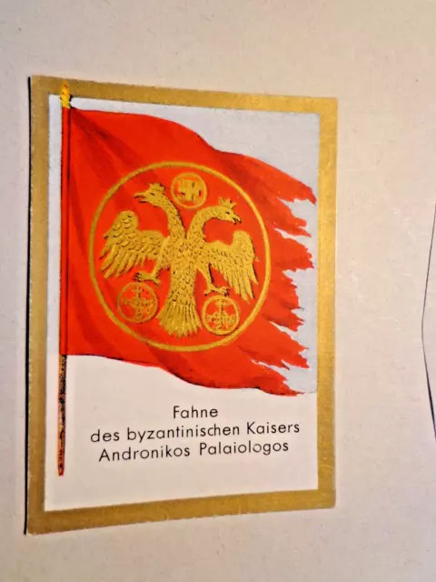 Historische Fahne (Bild), des byzantinischen Kaisers Andronikos Palaiologos