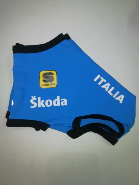 Copriscarpe Ciclismo Lycra Sportful Italia Cycling Covershoes Overshoes 37/40
