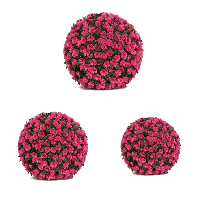 Boule de fleurs de rose accrocheuse topiaire pour mariage à la maison et décor