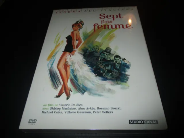 DVD NEUF "SEPT 7 FOIS FEMME" Shirley MacLAINE, Michael CAINE / Vittorio DE SICA