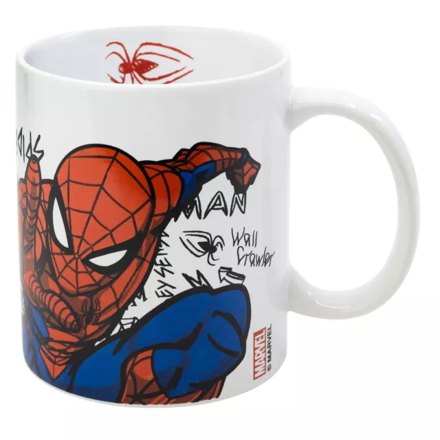 Tasse Céramique 325 ML dans une Boîte Cadeau Spiderman Urban Web