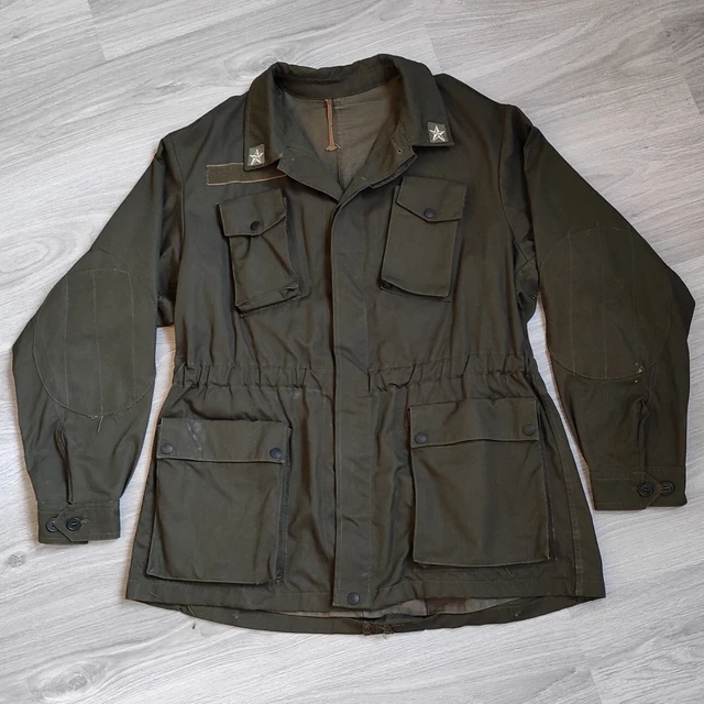 Vintage Italian Army M-90 Sateen Combat Shirt – Authentic Military Surplus
