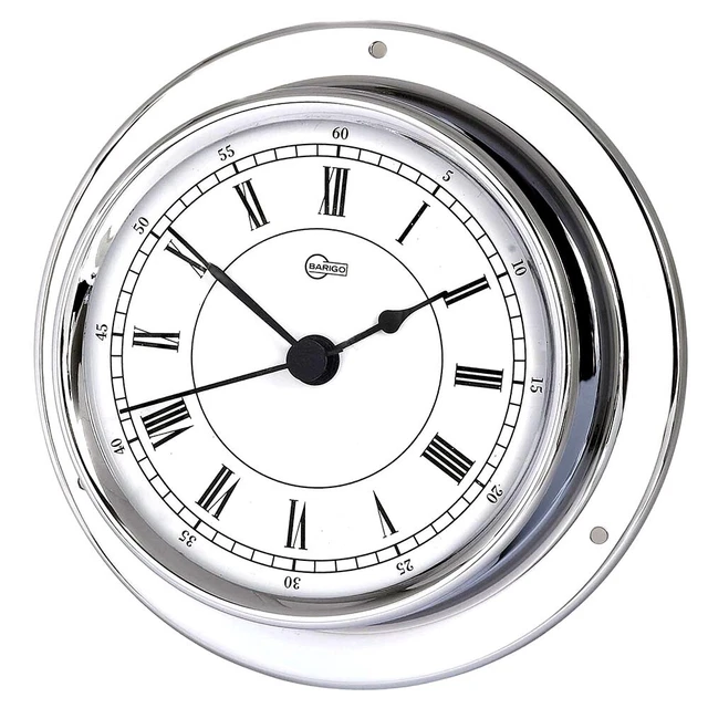 Horloge Murale Karlsson Style Spoutnik - Chromée - Mouvement Quartz - Années 90