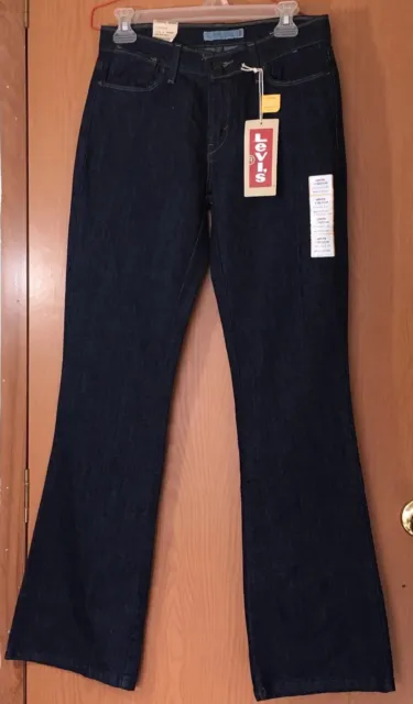 Levis Womens Jeans 544 Ultimate Lift Boot Cut Denim Size 4 Medium Dark Wash
