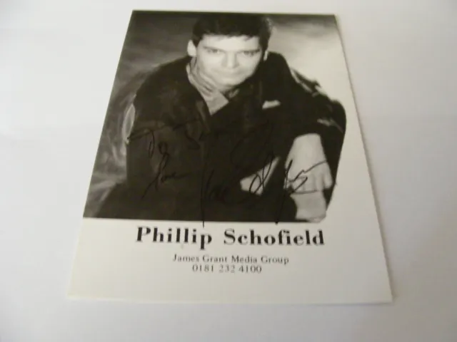 PHILLIP SCHOFIELD Signed Photo Autograph Presenter This Morning Dancing On Ice