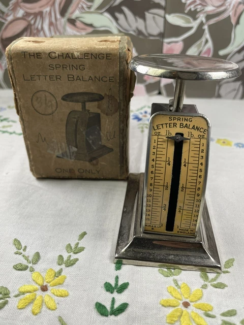 VINTAGE C.1930S “THE Challenge” Spring Letter Balance/Scale by M.Myers ...
