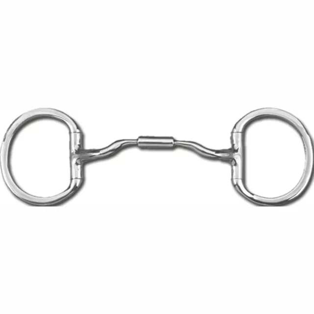 GENUINE Myler Eggbutt without Hooks Low Port Comfort Snaffle MB 04