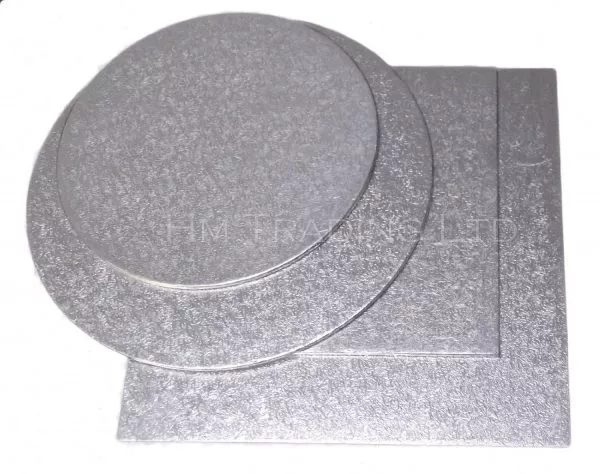 Cake Boards Thick 1.75MM Base Very Strong Round / Square Card
