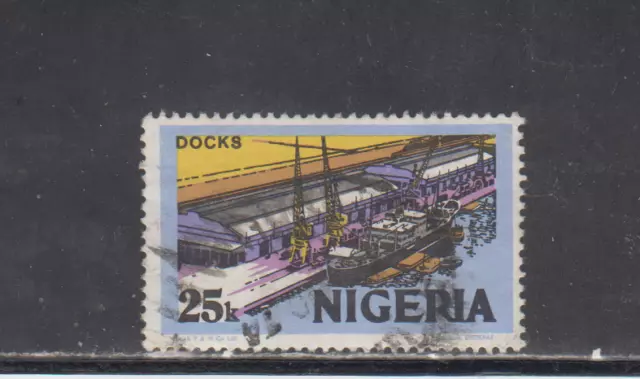 Nigeria :  1973-74 - Used  - Scott #  302  Boats