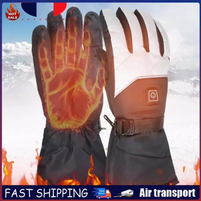 Electric Heated Gloves Motorcycle Gloves Cold-Proof for Winter(with Battery Box)