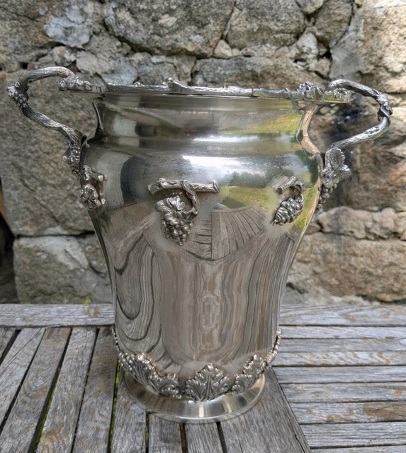 Seau à champagne henri abele avec plateau - Arts de la table