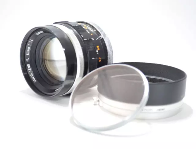 【 NEAR MINT 】 CANON FL 50mm f/1.4 MF Standard Lens For FL Mount From JAPAN #219