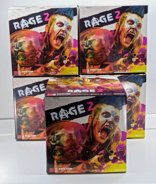 5x Rage 2 Aufsteller Werbung Deko Würfel Promo