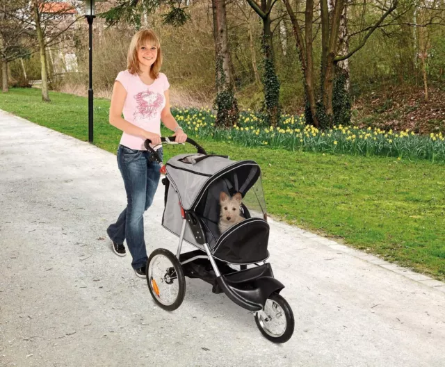 Karlie Sport Buggy L: 123 cm B: 57 cm H: 105 cm schwarz-grau