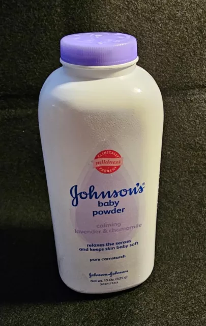 VTG Johnsons Baby Powder Calming Lavender & Chamomile Pure Cornstarch 11oz 2011