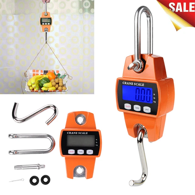 Balanza de grúa hasta 300 kg báscula colgante digital equipaje báscula de tracción báscula industrial