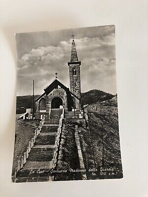Cartolina La Cisa Santuario Madonna della Guardia 1961 