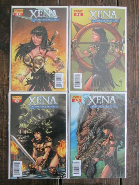 Dynamite 2006 XENA WARRIOR PRINCESS Comic Book Issue #1-4 Complete 1 2 3 4 Set A