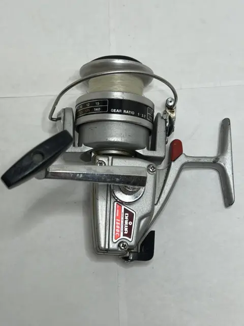VINTAGE DAIWA 1500 C Hi Speed Silver Freshwater Spin Fishing Spinning Reel  $9.99 - PicClick