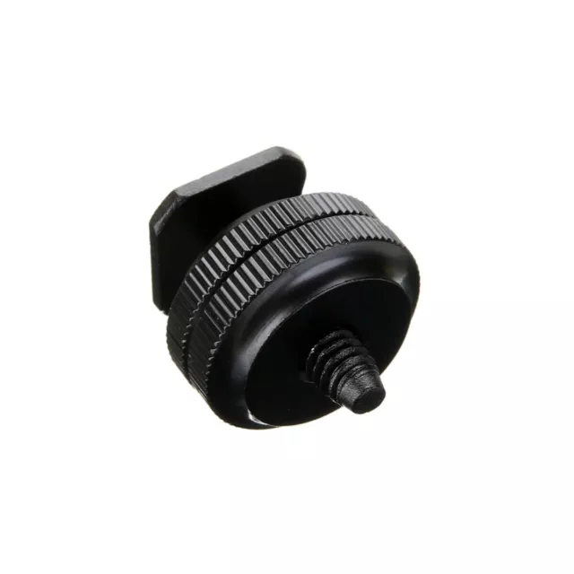 HOT SHOE to 1/4" Tripod Screw Adapter Mount Thread for DSLR Mirrorless Camera 2