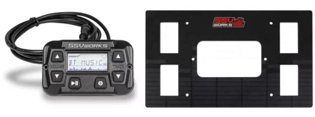 SSV Works MRB3S Media Controller With Dash Panel Kit For Polaris Slingshot 15-21