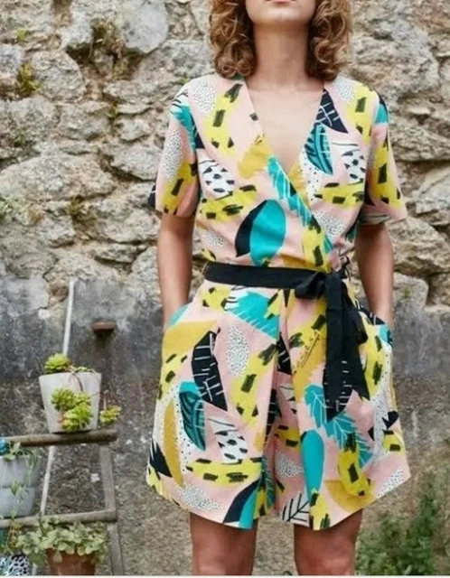 GORMAN X ATELIER Bingo Gone Bananas Playsuit sz 8 PLS READ