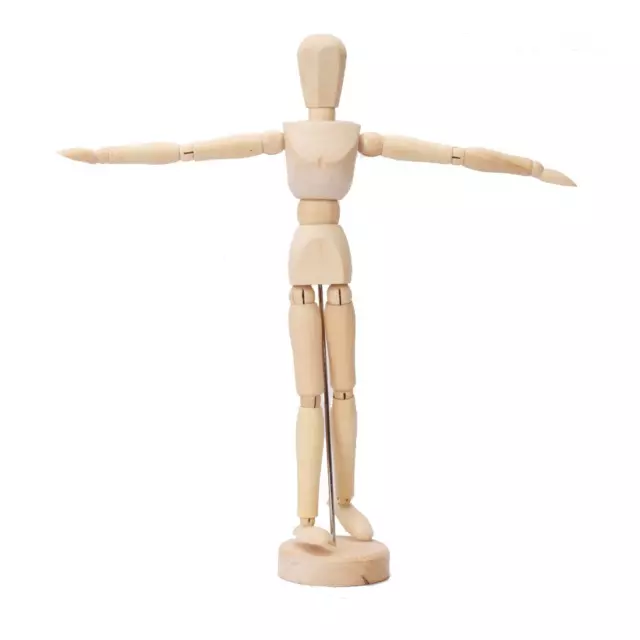 Artist Wooden Mannikin Mannequin 12" & 16" Inch Sketching Lay Figure Drawing Aid 2