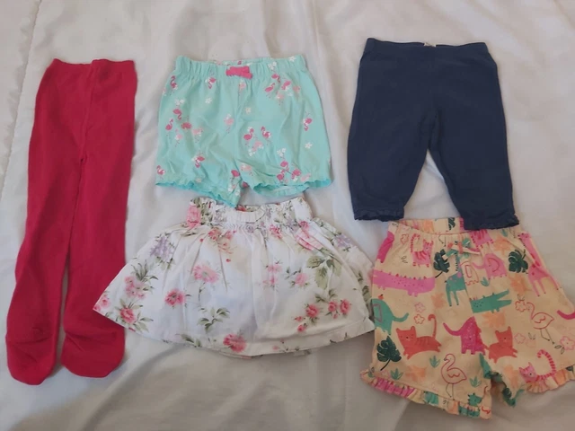 Enorme pacchetto di vestiti per bambine 9-12 mesi 40 articoli inc SUCCESSIVO, converse #1 7