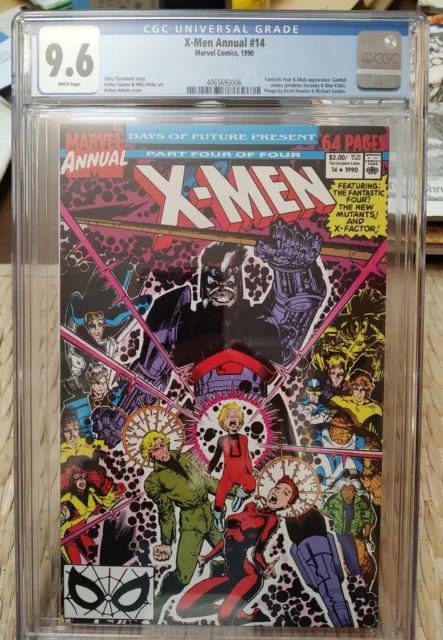 X-Men Annual #14 CGC 9.6  White Pages 1st cameo Appearance of Gambit key book