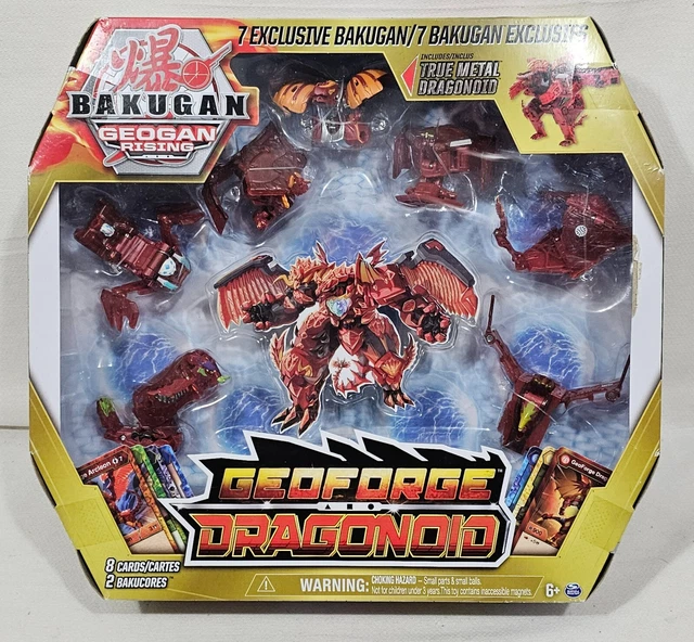 Bakugan Geogan Rising Geoforge Dragonoid 7 Exclusive Bakugan  BRAND NEW