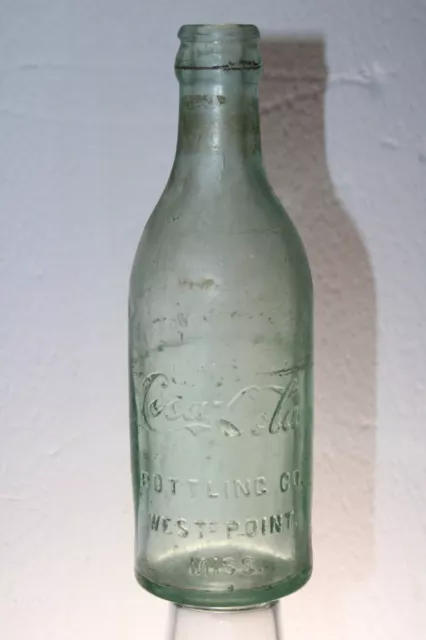 West Point Miss Coca Cola Bottle Straight Side Mid Script