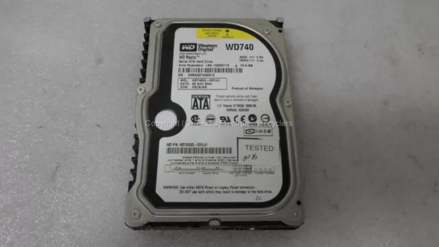 Western Digital WD740GD-00FLA1 WD740 74.3GB 10K SATA Hard Drive