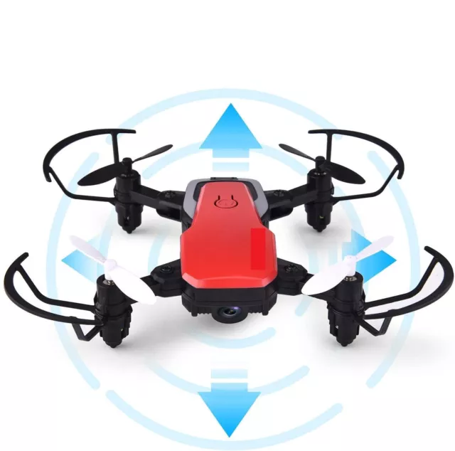 Mini Drone Avec Appareil Photo Wifi HD FPV Pliable Quadcopter RC RTF 4CH 2,4 Gh 3