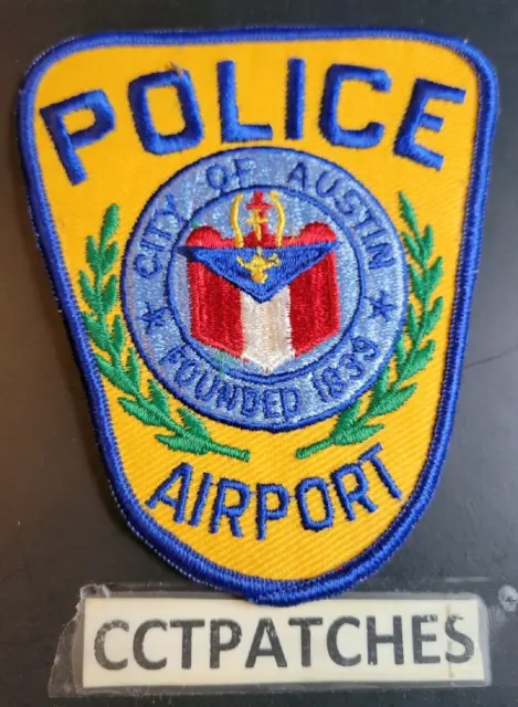 Vintage Austin, Texas Airport Police Shoulder Patch Tx