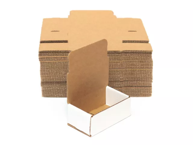 Hyrax Trading White Corrugated Mailers Shipping Packing Storage Assorted Sizes