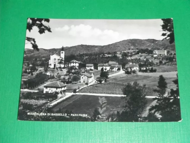 Cartolina Maddalena di Sassello - Panorama 1955