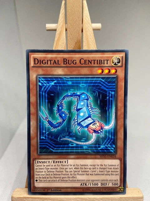 Yu-Gi-Oh! Digital Bug Centibit Karte – Shining Victories, 1st Edition, Common