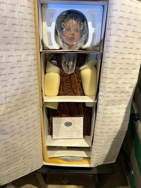 Rustie Nia by Goldie Wilson 28" Porcelain Doll New in the Box 72/200