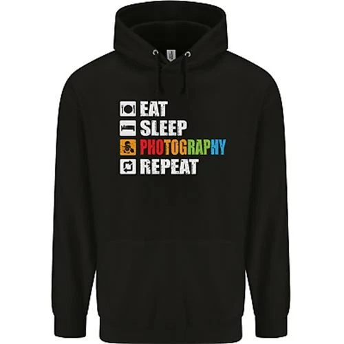 Photography Eat Sleep Photographer Funny Childrens Kids Hoodie