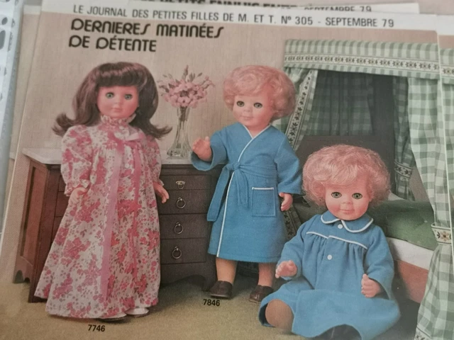 Pages De Poupées à Habiller MODES ET TRAVAUX - Avril 1977 - Modèles Marie-Françoise, Jean-Michel...