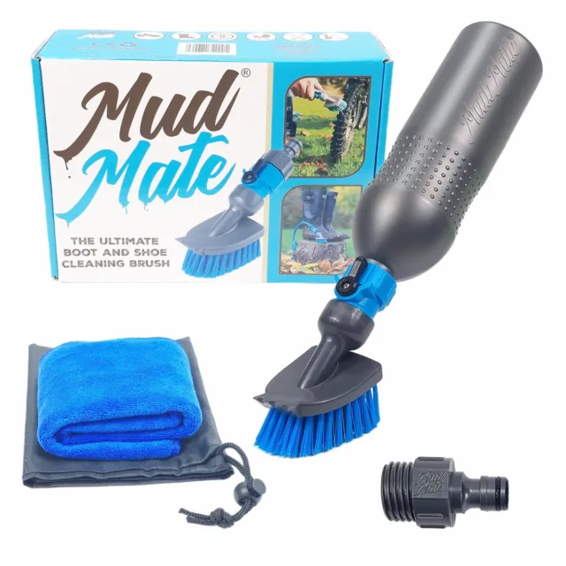 MUD MATE  football rugby boot cleaner hiking golf buddy shoe brush with scraper