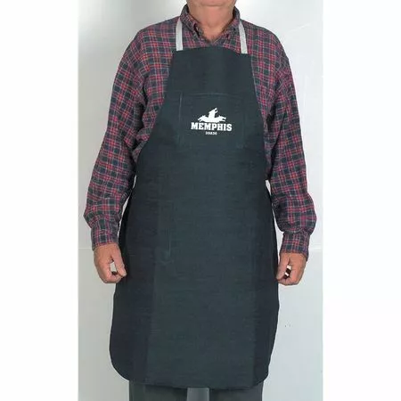 Mcr Safety 39836 Blue Denim Apron, 27 In Wide X 36 In Long, Two Front Pockets,