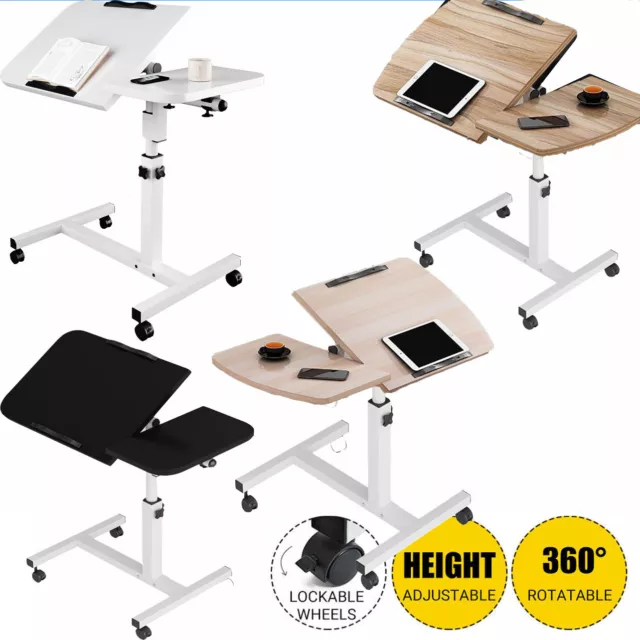 Notebook Desk Adjustable Portable Laptop Table Trolley Sofa Bed Tray Computer